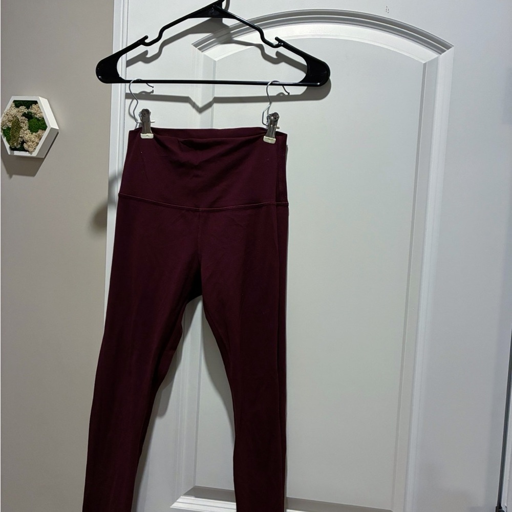 lululemon athletica Burgundy Leggings